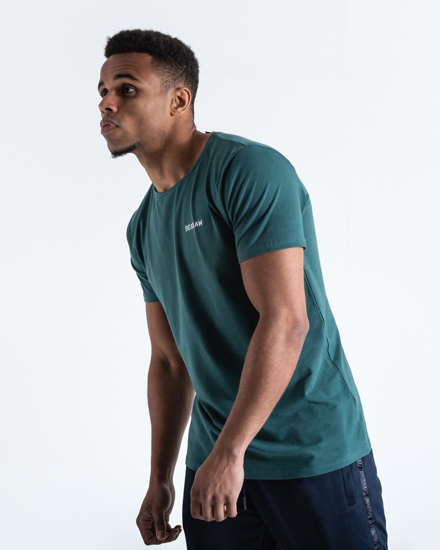 BOXRAW LOGO T-SHIRT GREEN | VAAMSPORT