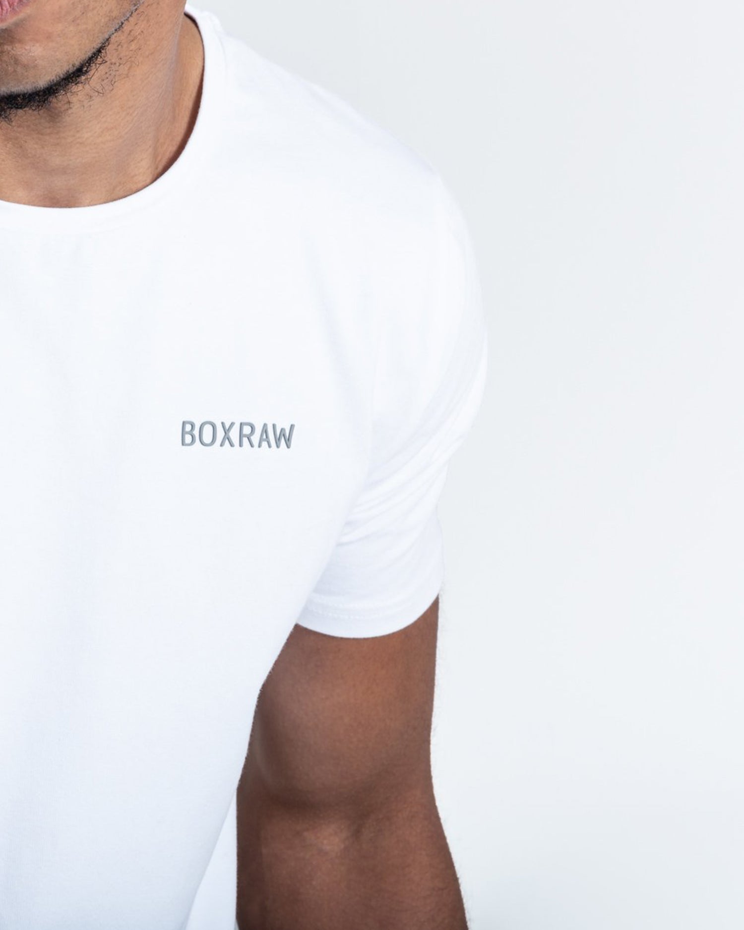 BOXRAW LOGO T-SHIRT WHITE | VAAMSPORT