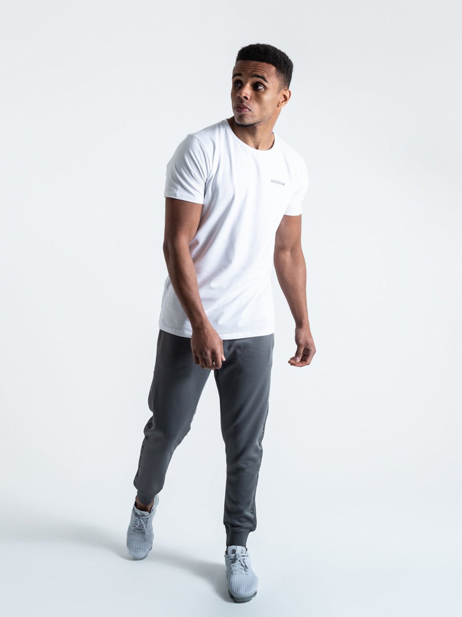 BOXRAW LOGO T-SHIRT WHITE | VAAMSPORT