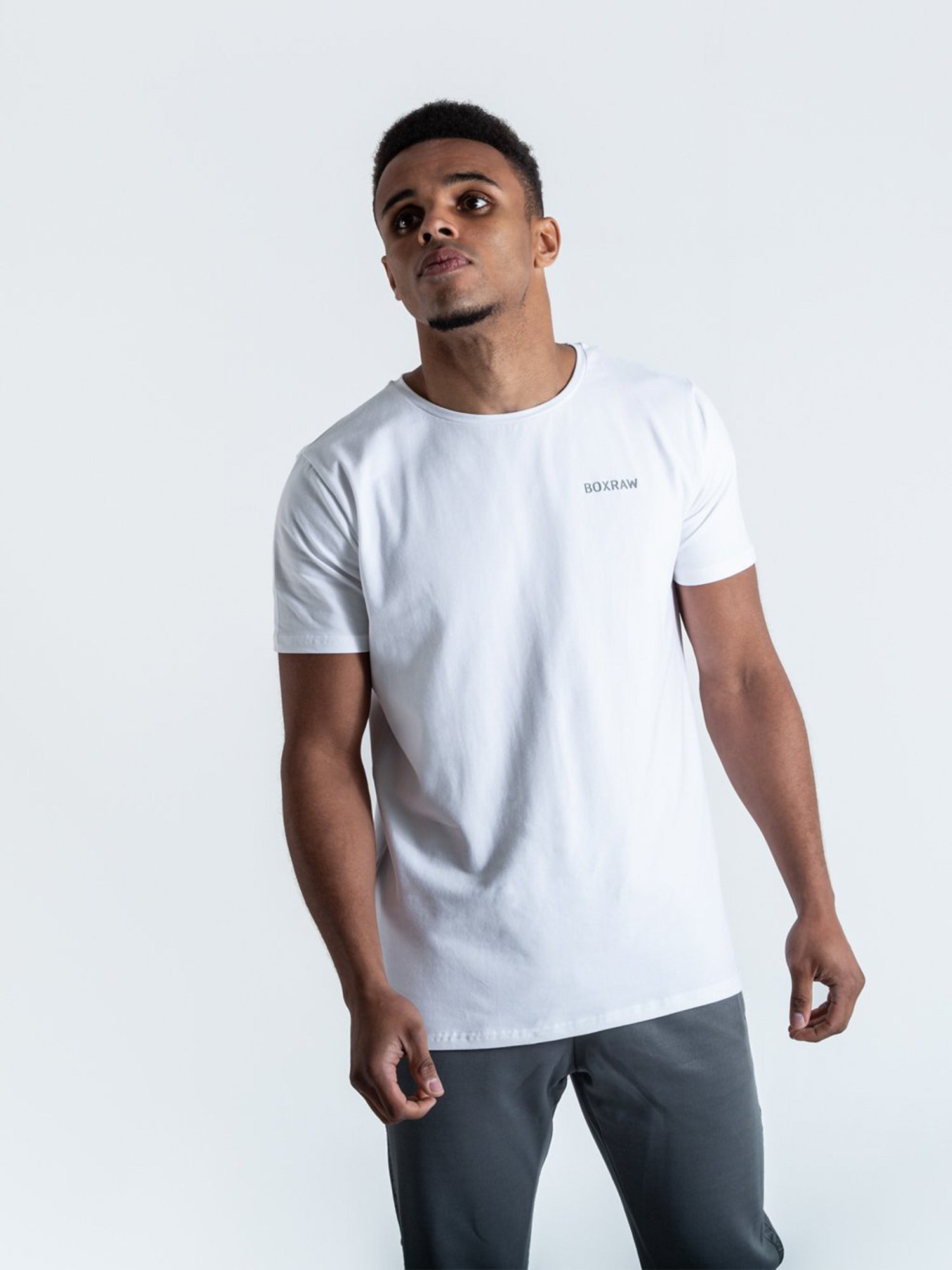 BOXRAW LOGO T-SHIRT WHITE | VAAMSPORT