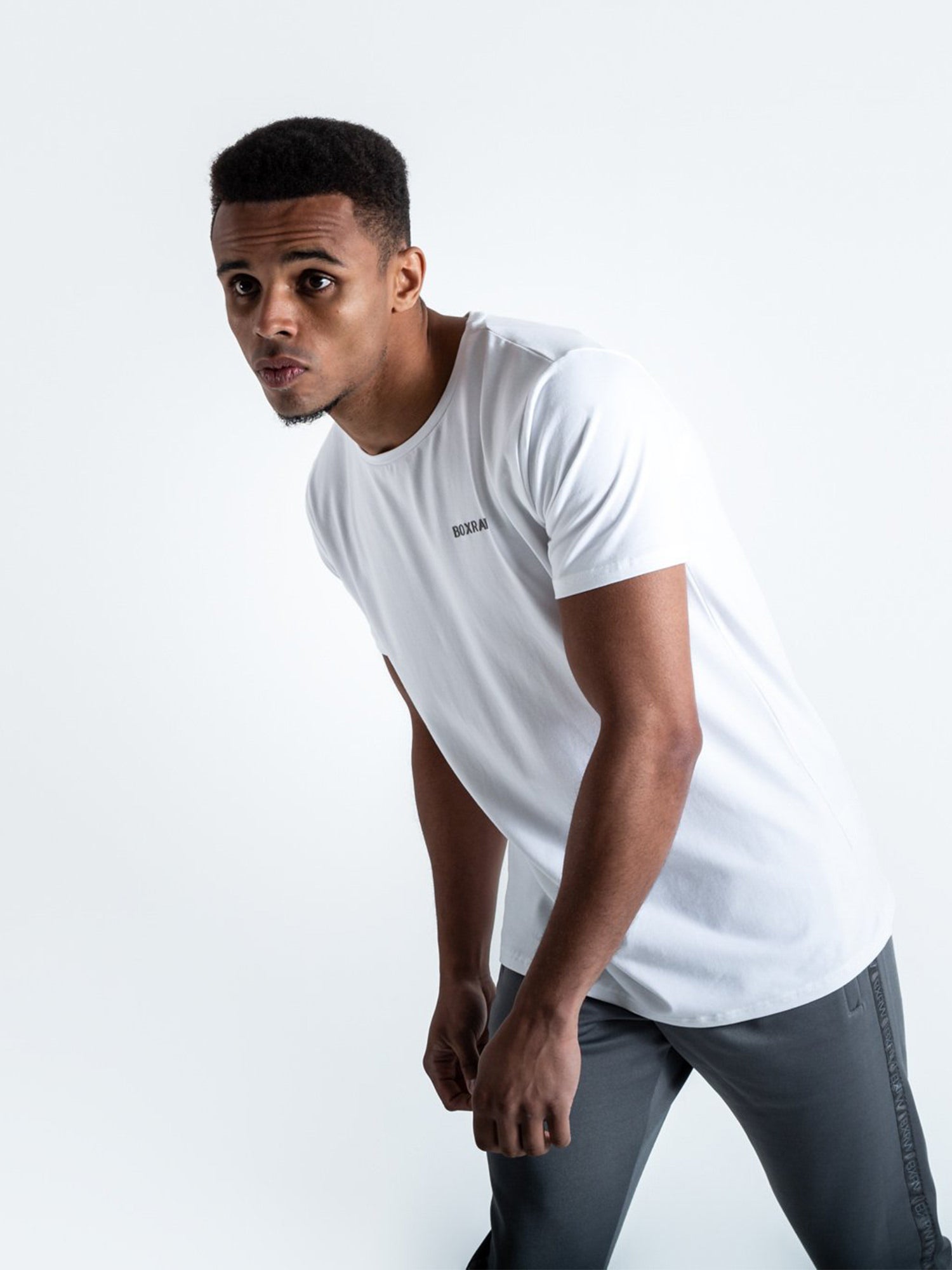 BOXRAW LOGO T-SHIRT WHITE | VAAMSPORT
