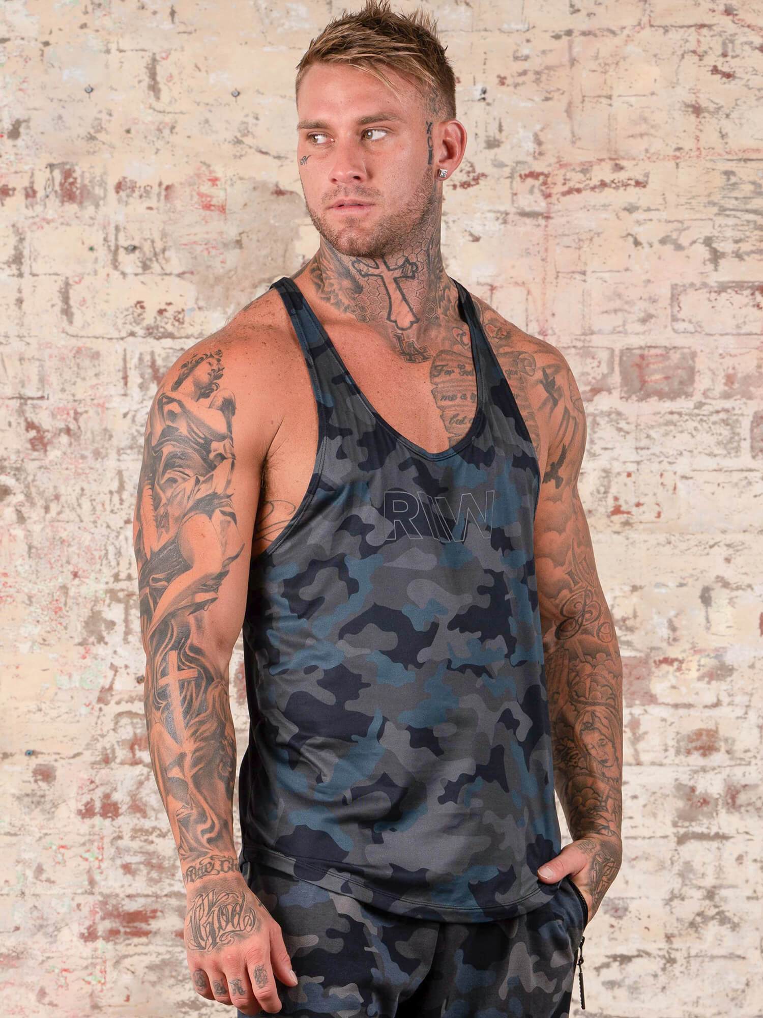 CAMO STRINGER T-BACK | VAAMSPORT