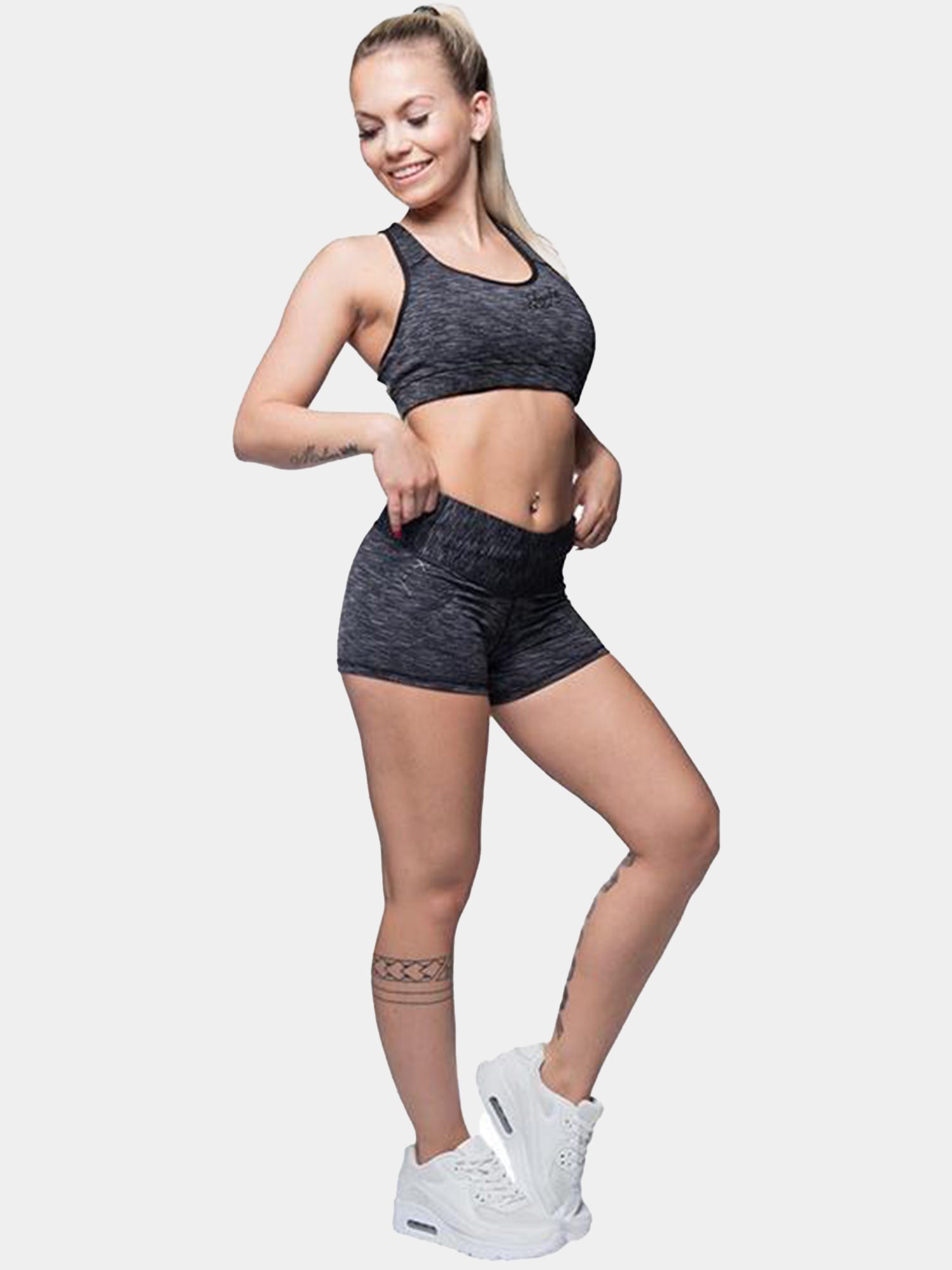 CUSHY GREY HOT PANTS | VAAMSPORT