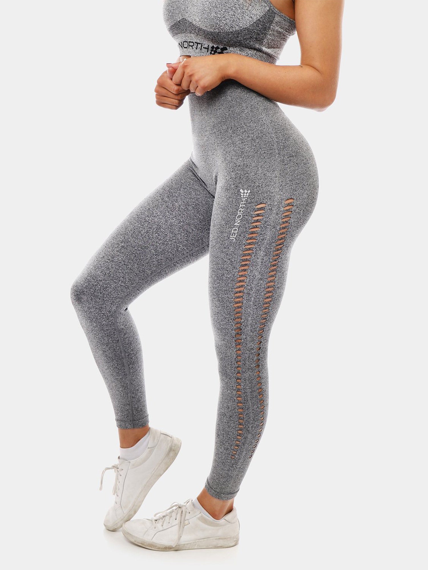 JED NORTH KITA SEAMLESS LEGGINGS - GREY | VAAMSPORT