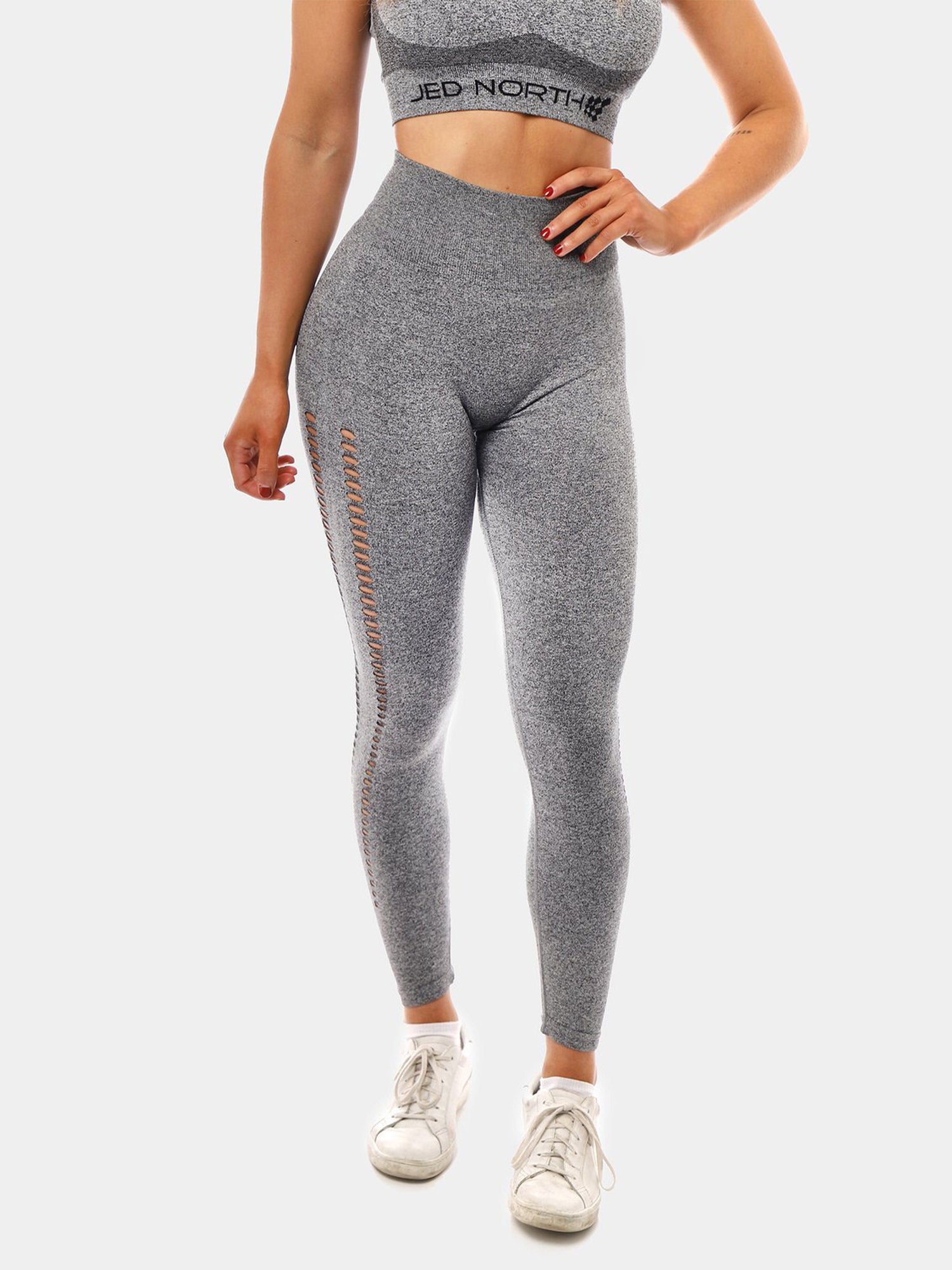 JED NORTH KITA SEAMLESS LEGGINGS - GREY | VAAMSPORT