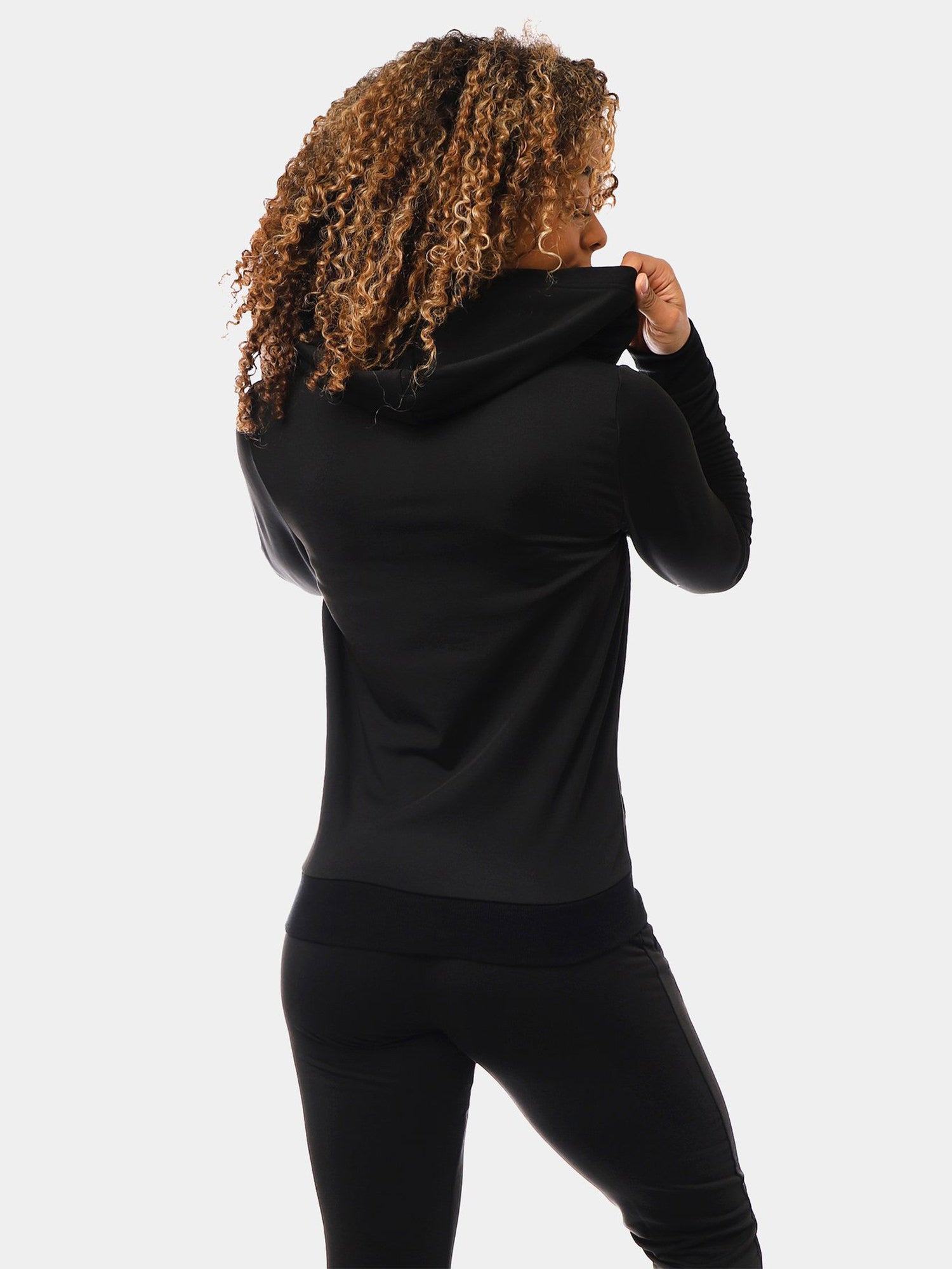 JED NORTH MISSY TRACK SWEATER - BLACK | VAAMSPORT