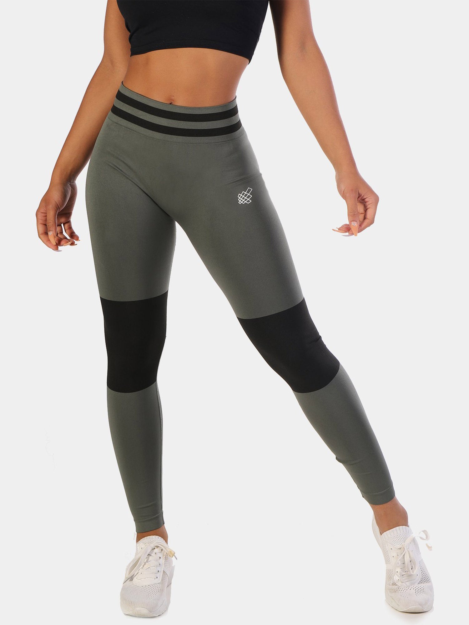 JED NORTH STORM SEAMLESS LEGGINGS - GRAY | VAAMSPORT