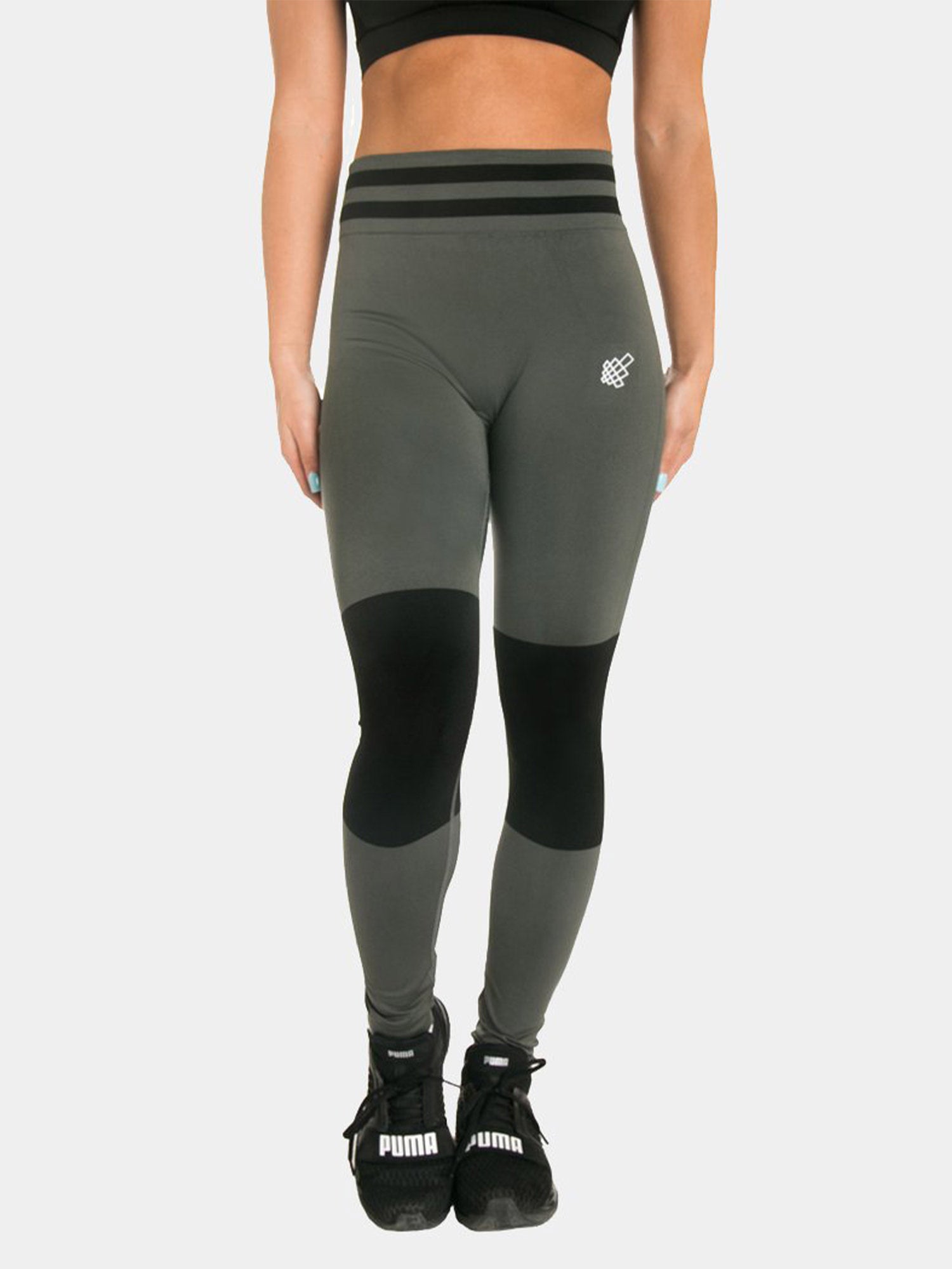 JED NORTH STORM SEAMLESS LEGGINGS - GRAY | VAAMSPORT