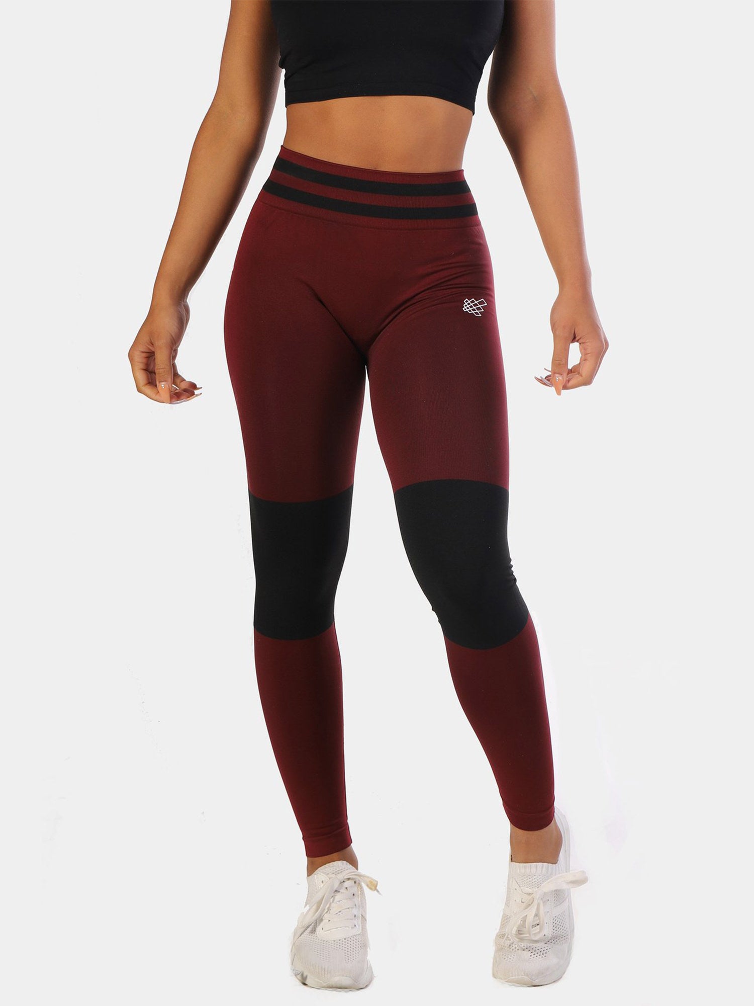JED NORTH STORM SEAMLESS LEGGINGS - MAROON | VAAMSPORT