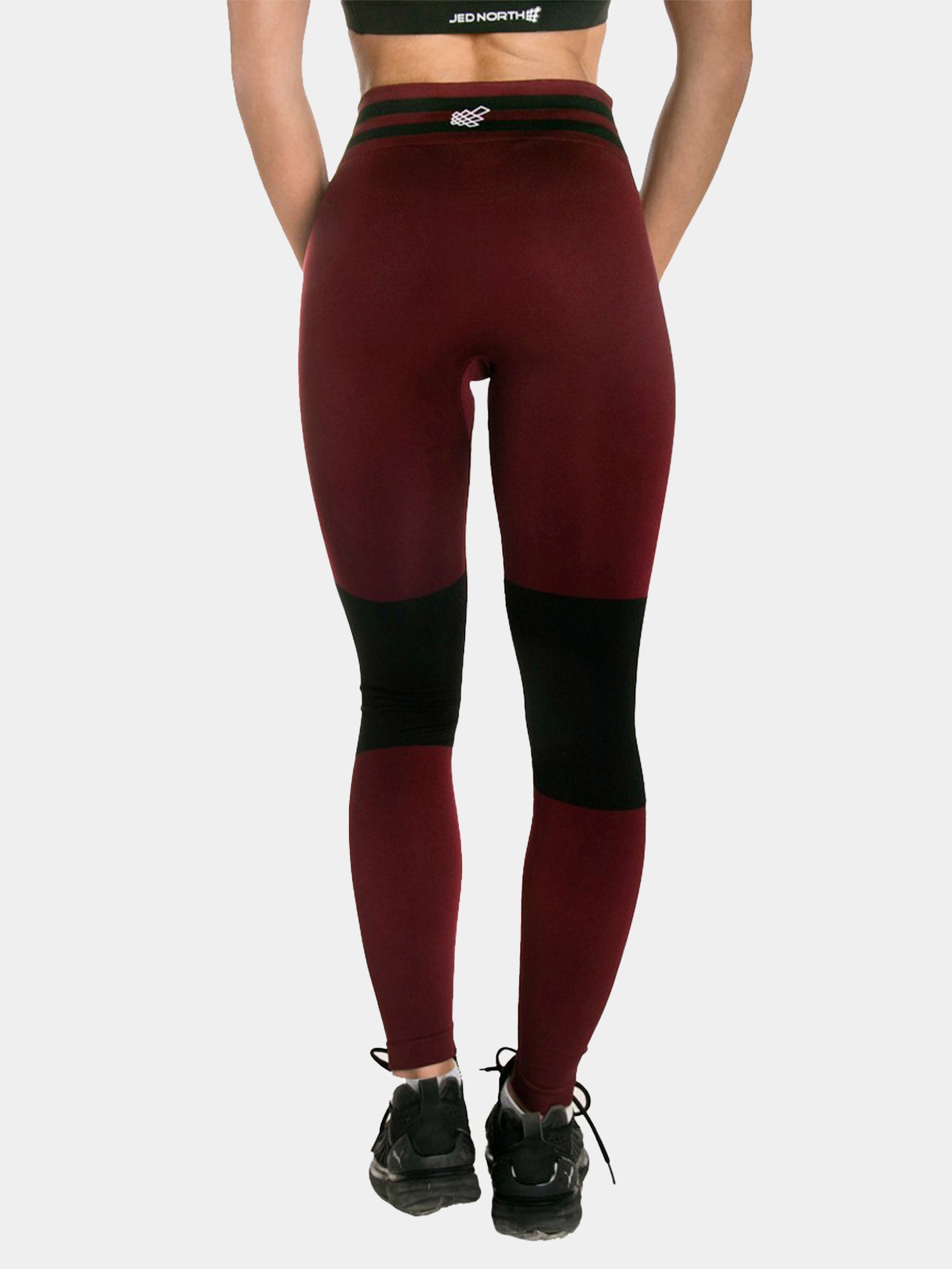 JED NORTH STORM SEAMLESS LEGGINGS - MAROON | VAAMSPORT