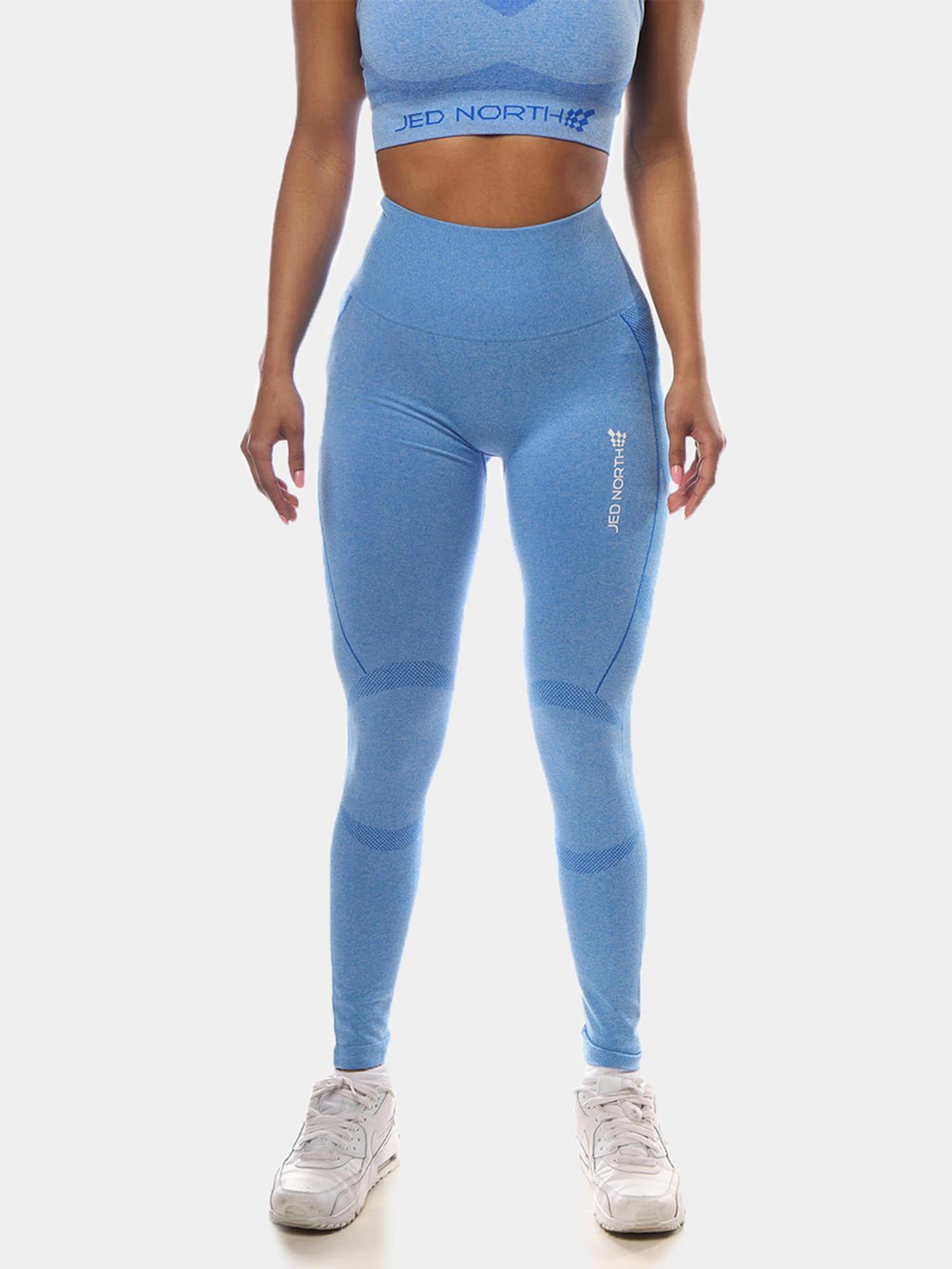 JED NORTH SUPPLE SEAMLESS LEGGINGS - BLUE | VAAMSPORT