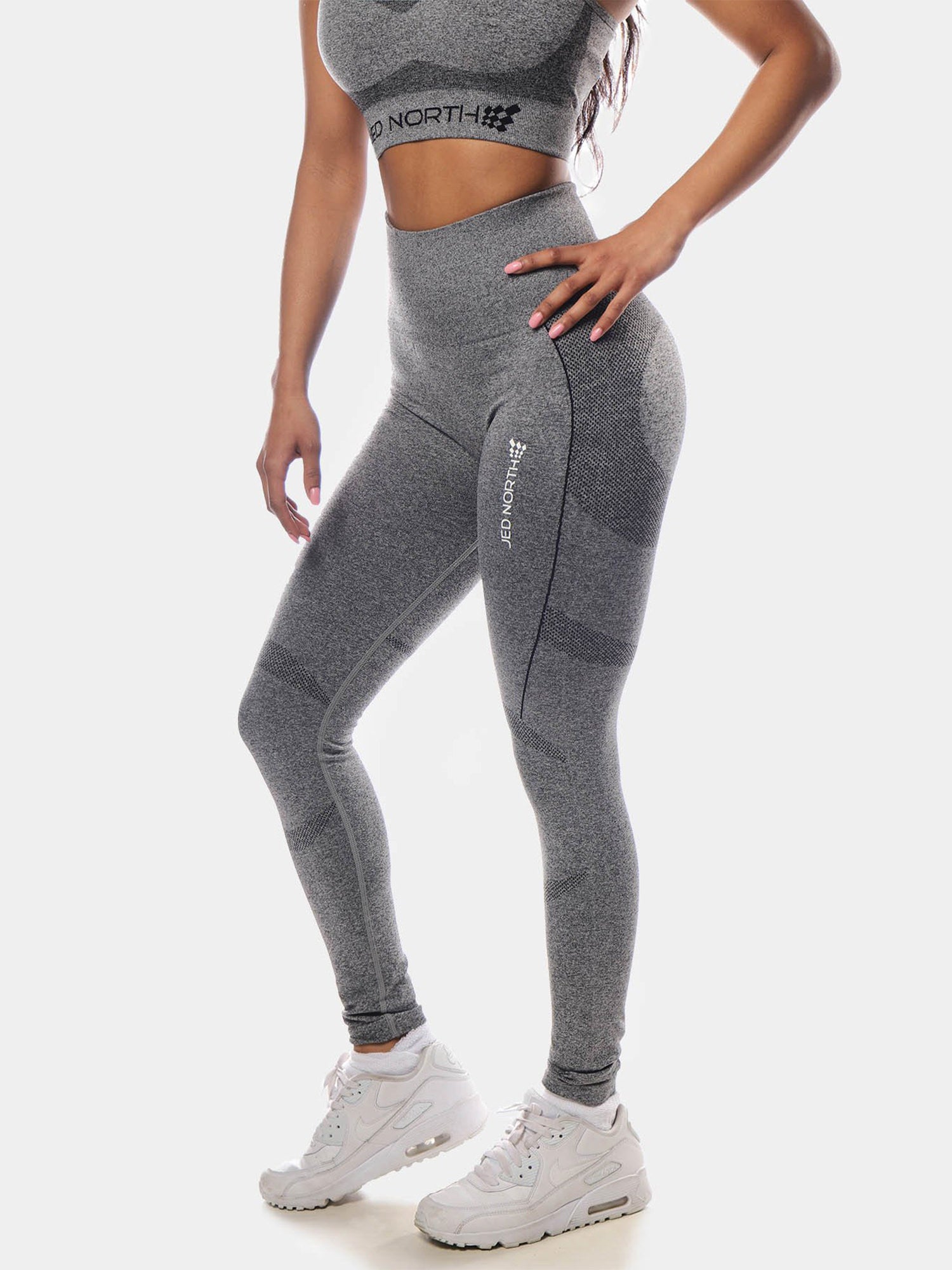 JED NORTH SUPPLE SEAMLESS LEGGINGS - GRAY | VAAMSPORT