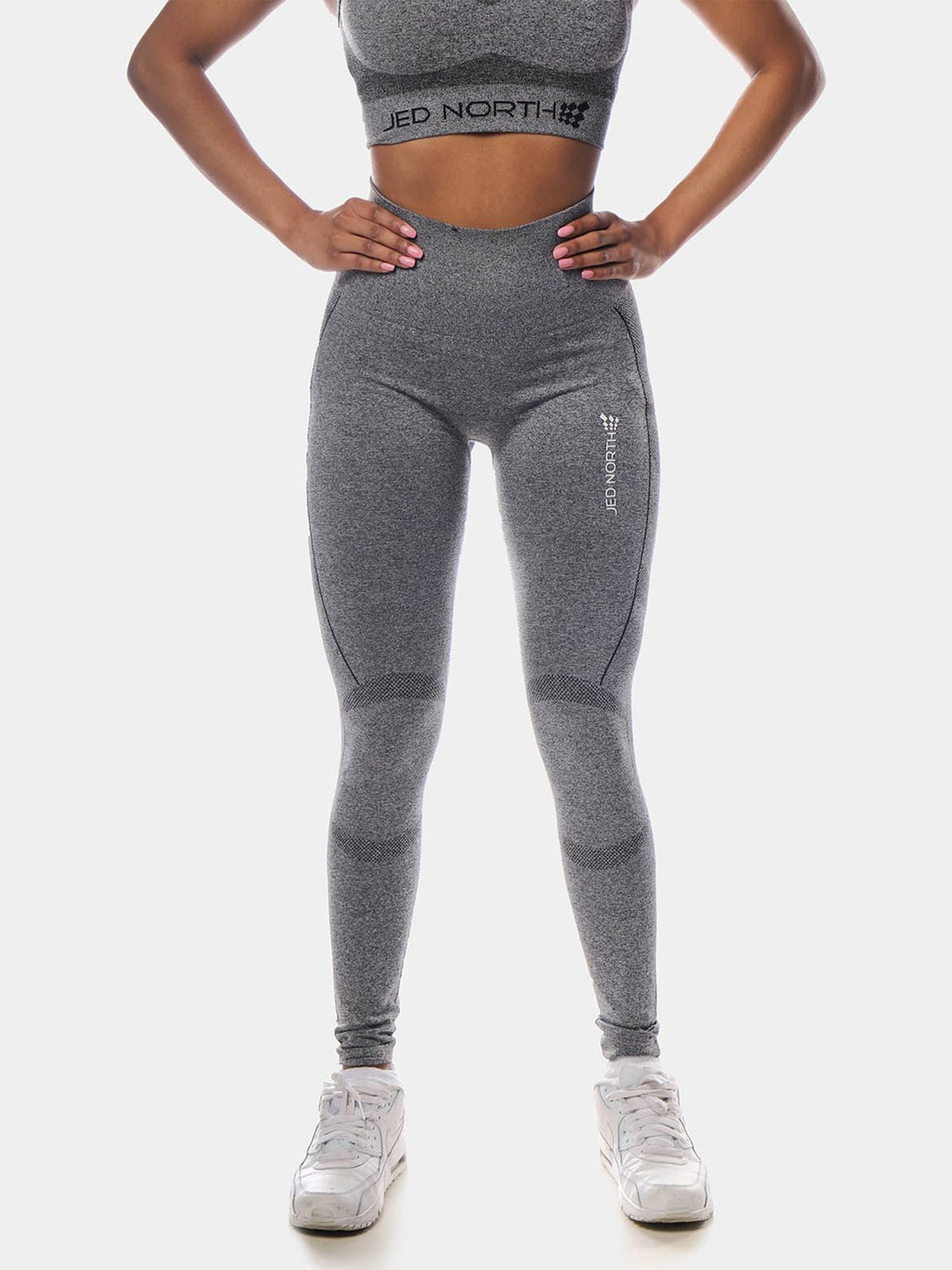 JED NORTH SUPPLE SEAMLESS LEGGINGS - GRAY | VAAMSPORT