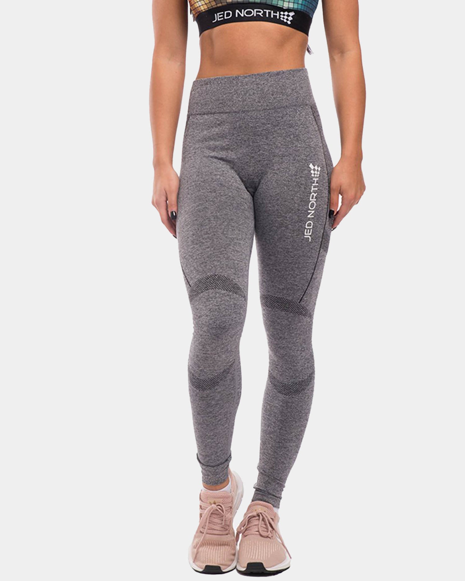JED NORTH SUPPLE SEAMLESS LEGGINGS - GRAY | VAAMSPORT