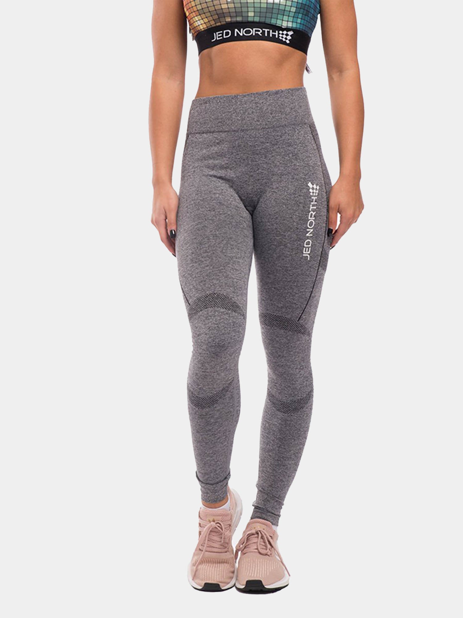 JED NORTH SUPPLE SEAMLESS LEGGINGS - GRAY | VAAMSPORT