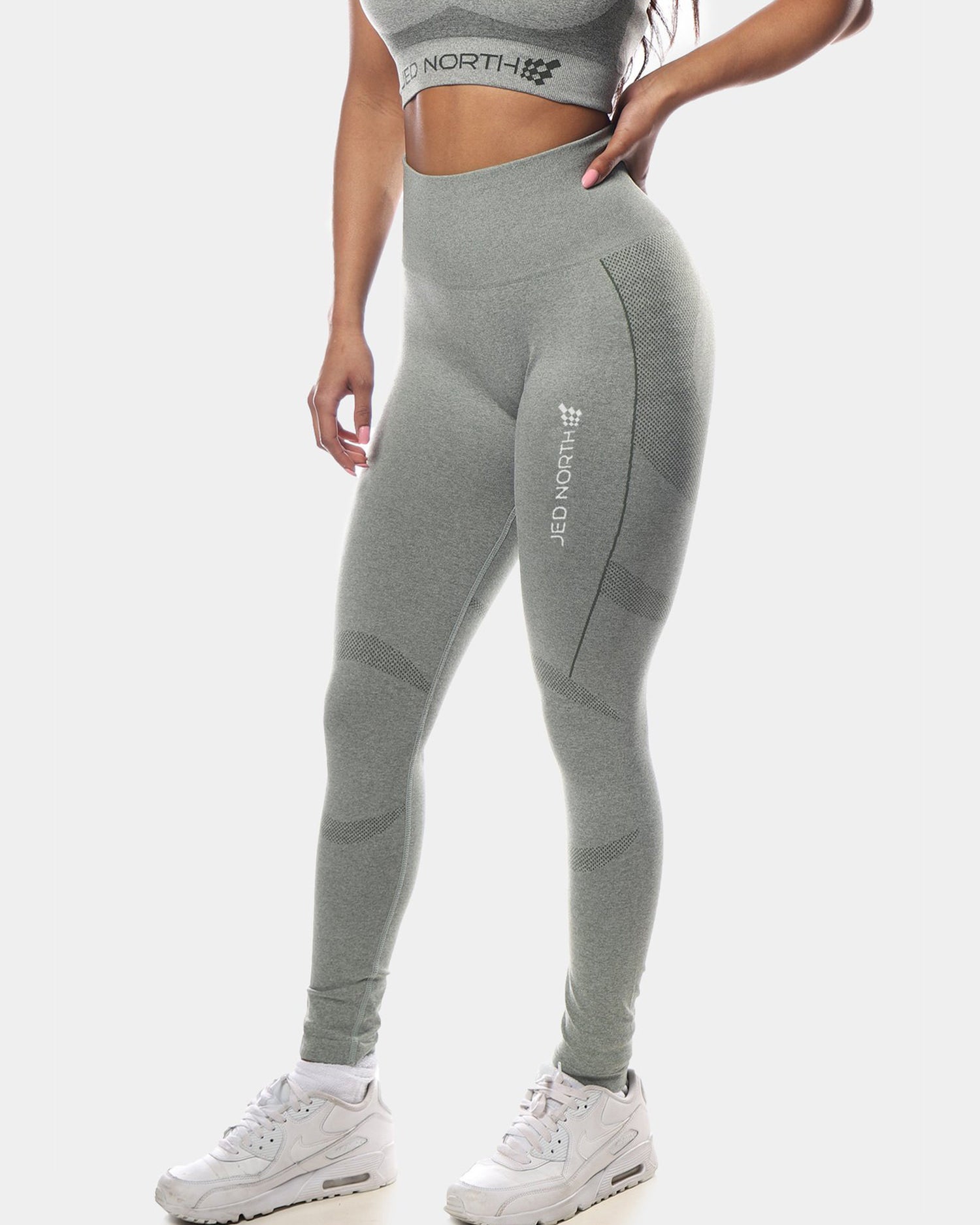JED NORTH SUPPLE SEAMLESS LEGGINGS - GREEN | VAAMSPORT