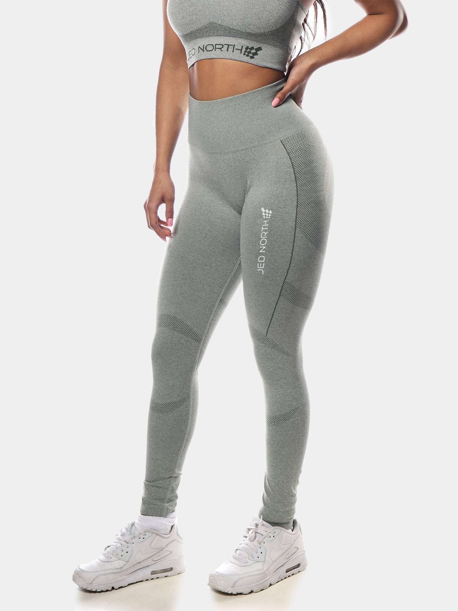 JED NORTH SUPPLE SEAMLESS LEGGINGS - GREEN | VAAMSPORT