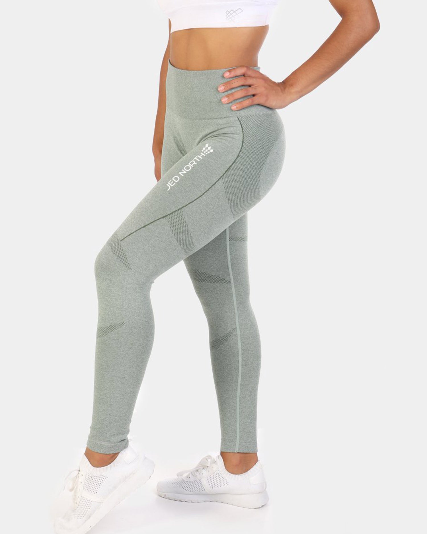 JED NORTH SUPPLE SEAMLESS LEGGINGS - GREEN | VAAMSPORT