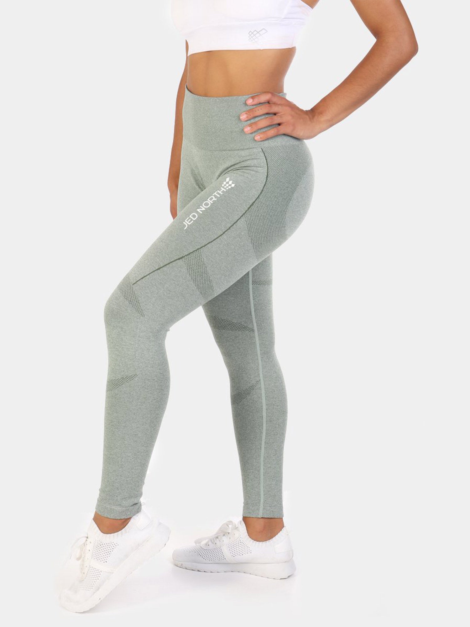 JED NORTH SUPPLE SEAMLESS LEGGINGS - GREEN | VAAMSPORT