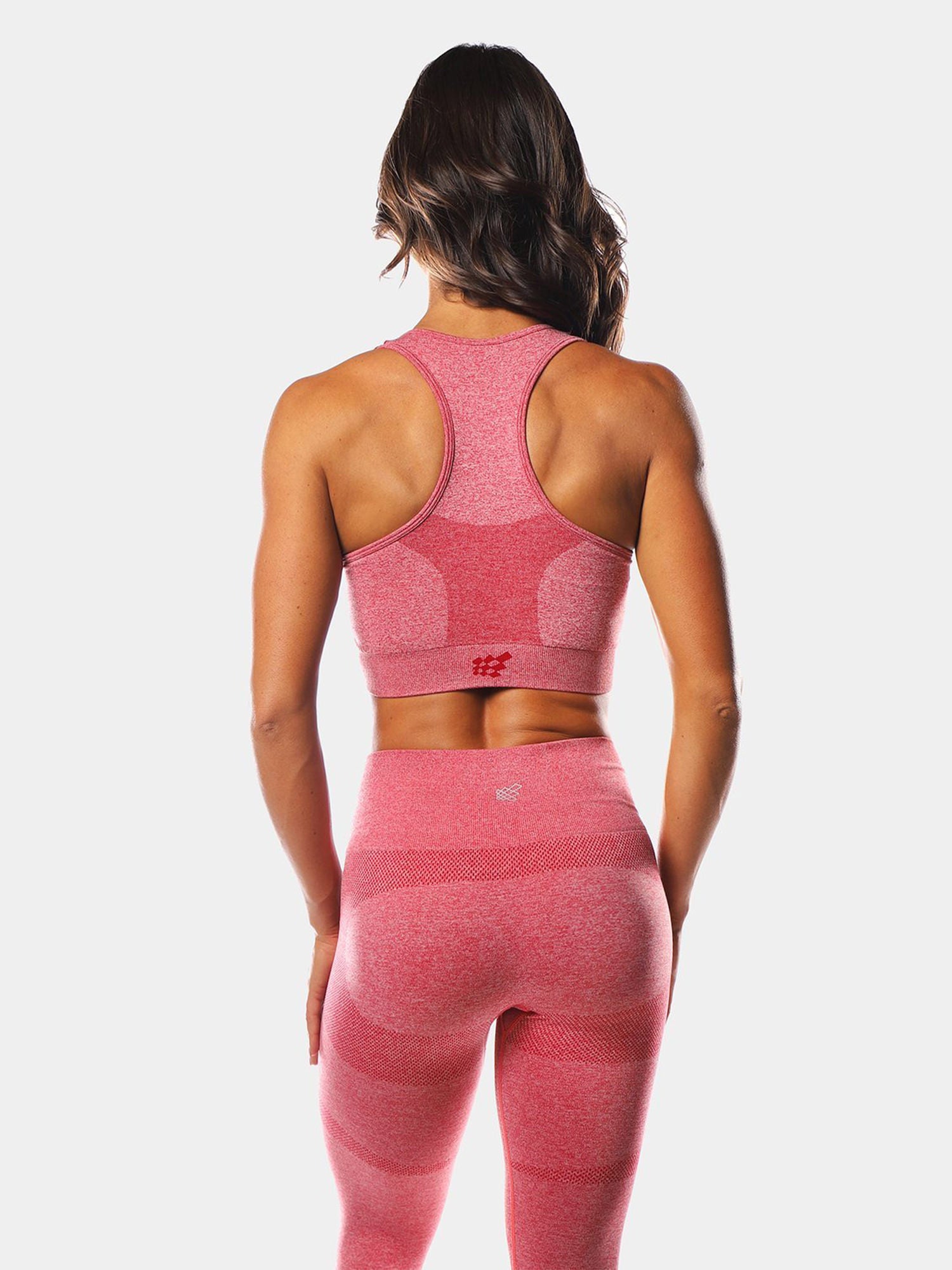 JED NORTH SUPPLE SEAMLESS SPORTS BRA - RED | VAAMSPORT