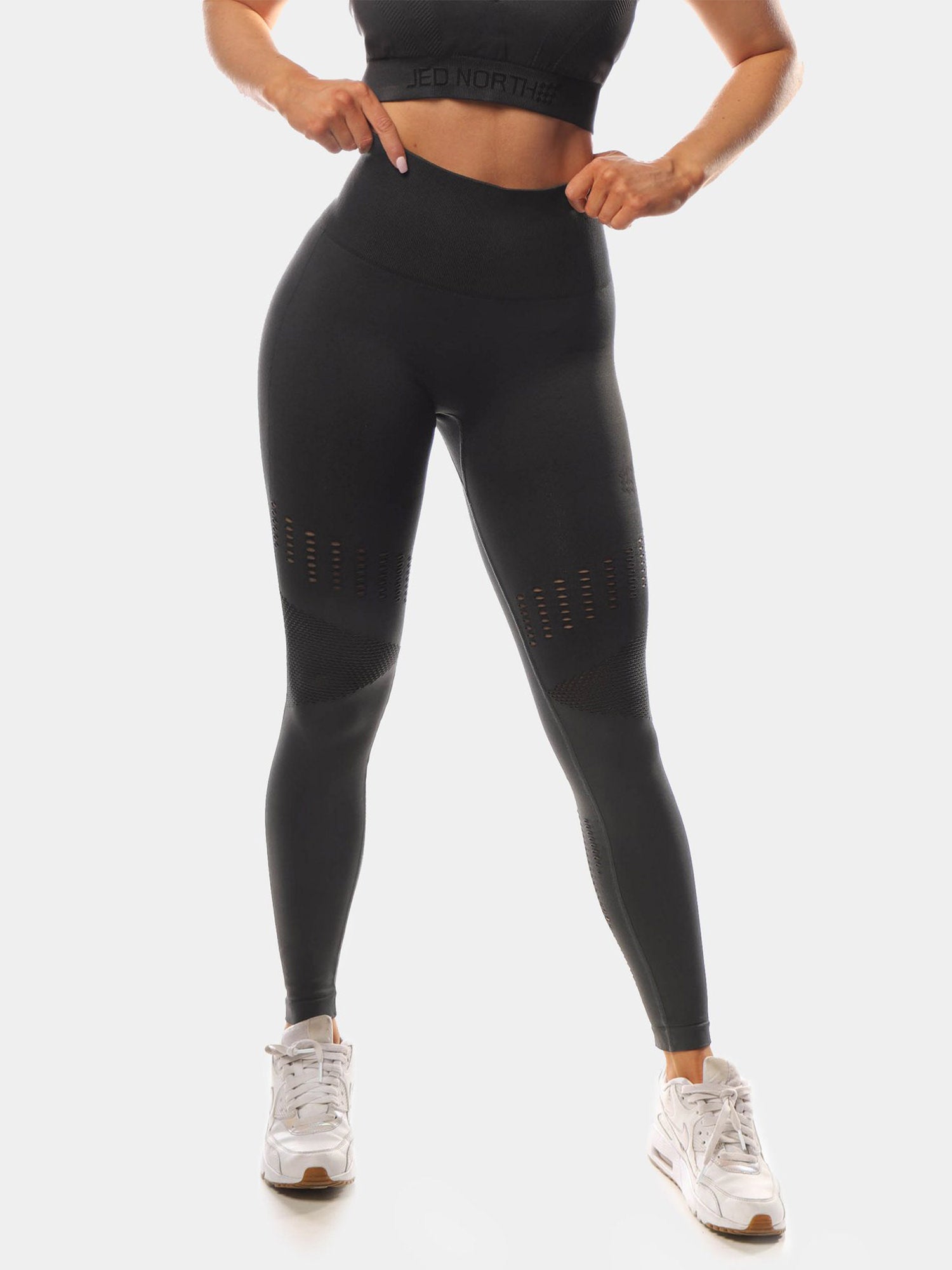 JED NORTH WILLOW LEGGINGS - CHARCOAL GRAY | VAAMSPORT