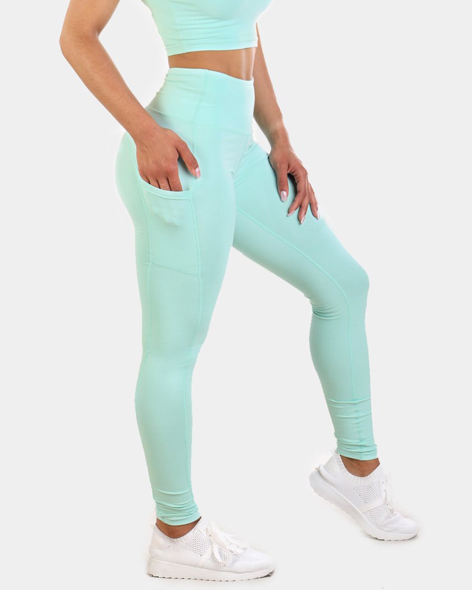 LOTUS LEGGINGS - MINT GREEN | VAAMSPORT