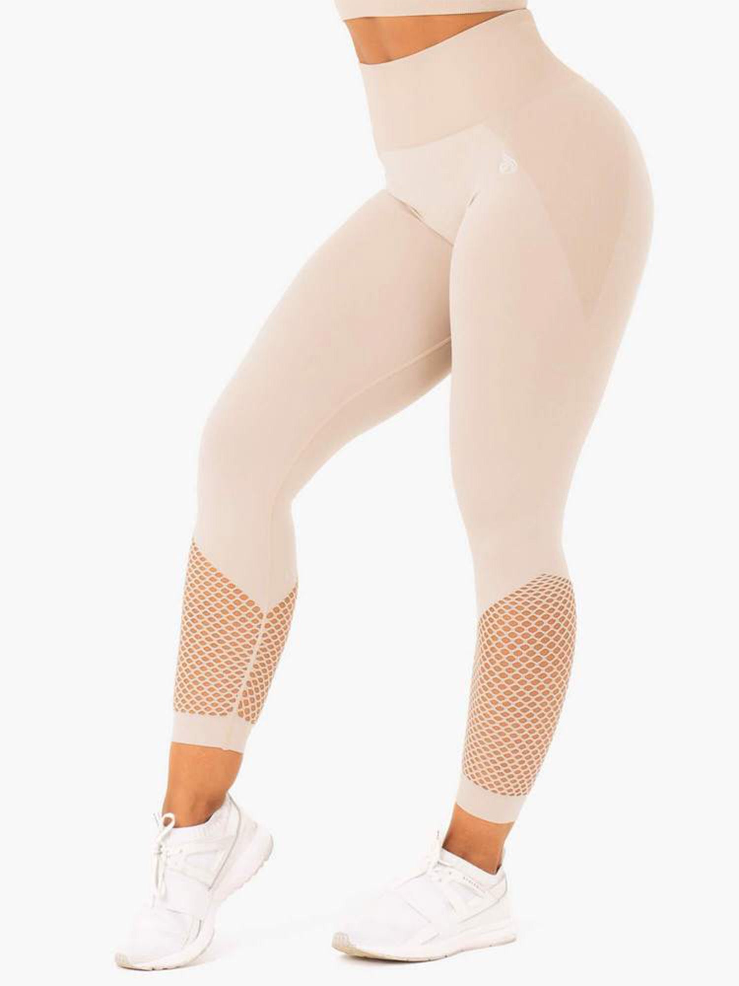RYDERWEAR OASIS SEAMLESS LEGGINGS - OFF WHITE SAND | VAAMSPORT