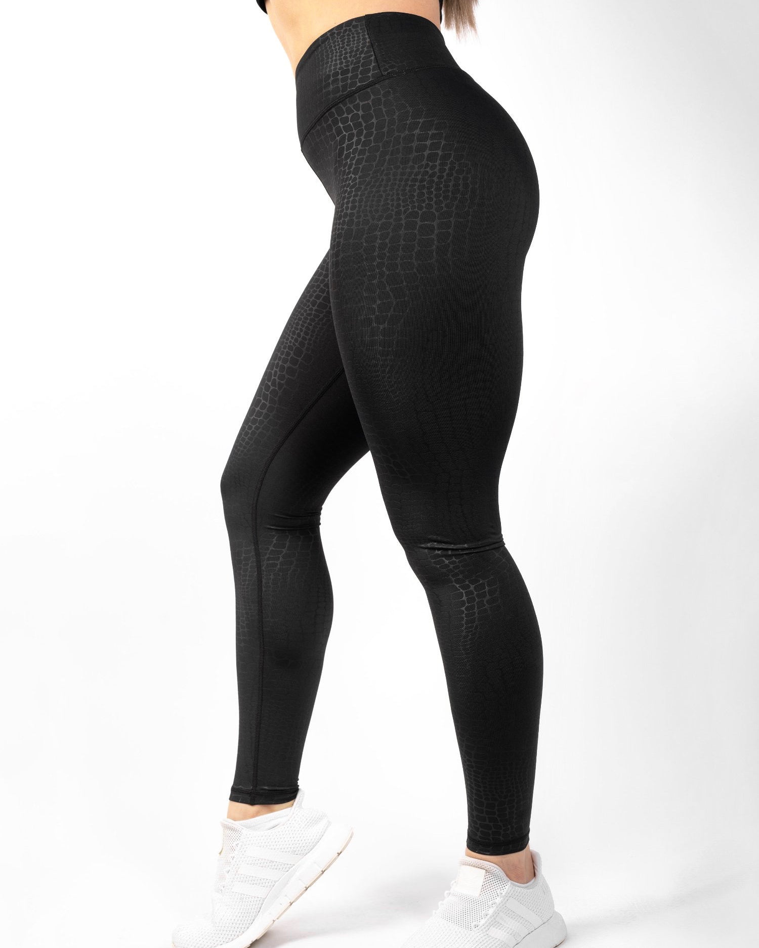 VAAM LMNTS WILD LEGGINGS CROCODILE- BLACK | VAAMSPORT