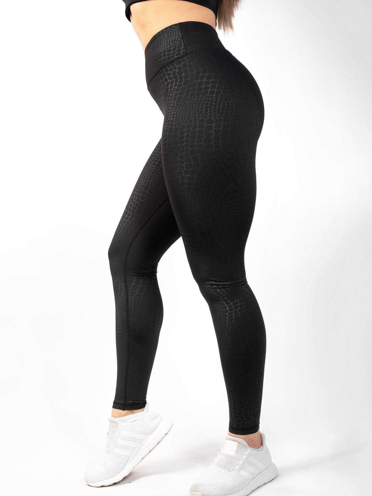 VAAM LMNTS WILD LEGGINGS CROCODILE- BLACK | VAAMSPORT