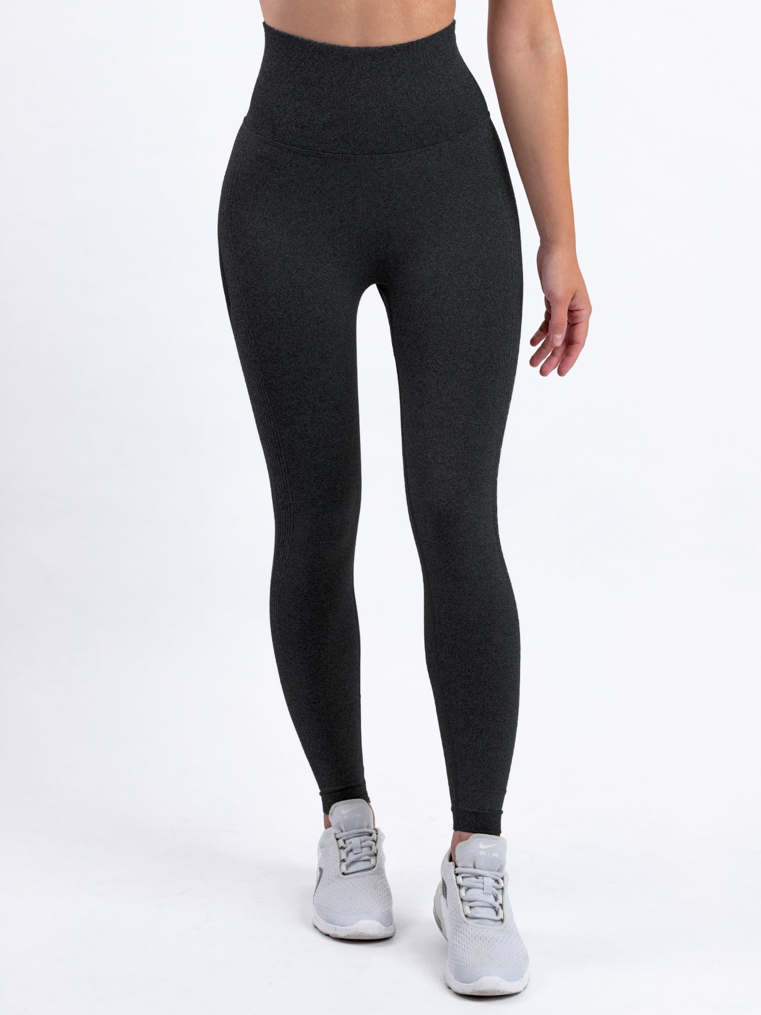 VAAM LMNTS SCRUNCH SEAMLESS LEGGINGS - BLACK MARLE | VAAM SPORT
