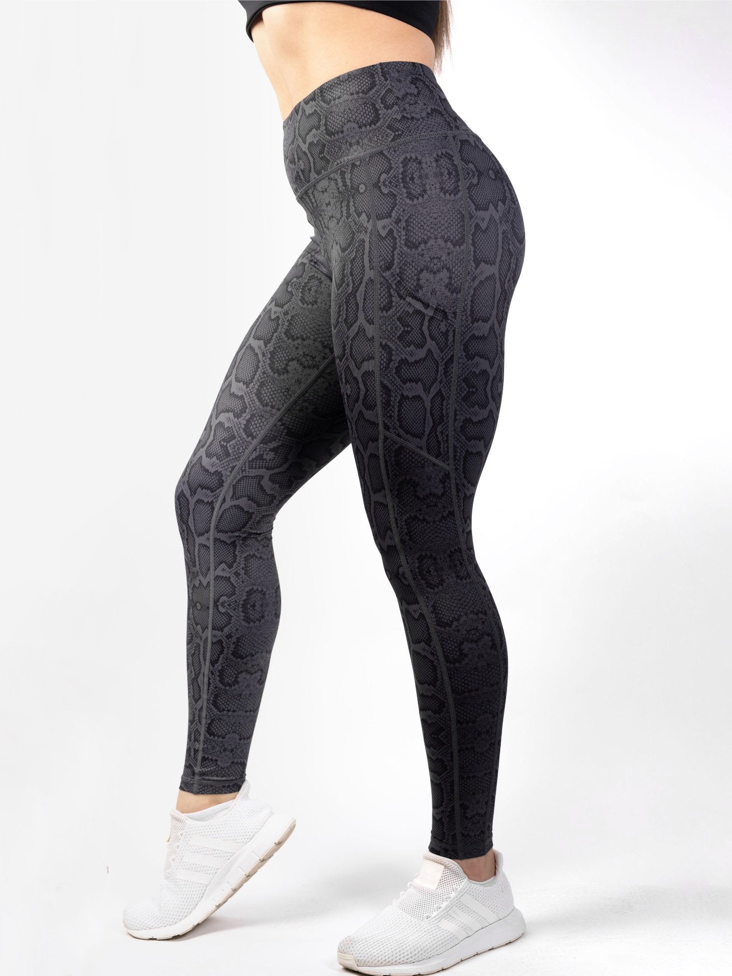 VAAM LMNTS WILD LEGGINGS SNAKE - GREY | VAAMSPORT