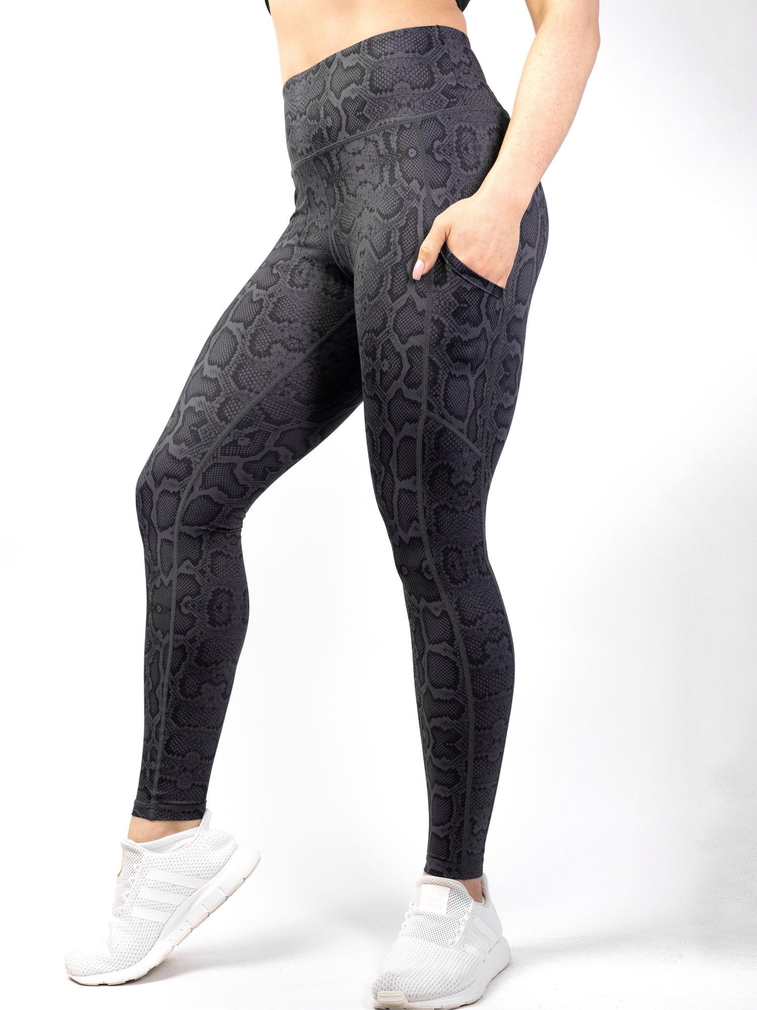 VAAM LMNTS WILD LEGGINGS SNAKE - GREY | VAAMSPORT