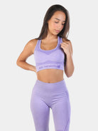 JED NORTH SUPPLE SEAMLESS SPORTS BRA - PURPLE | VAAMSPORT