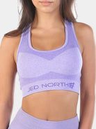 JED NORTH SUPPLE SEAMLESS SPORTS BRA - PURPLE | VAAMSPORT