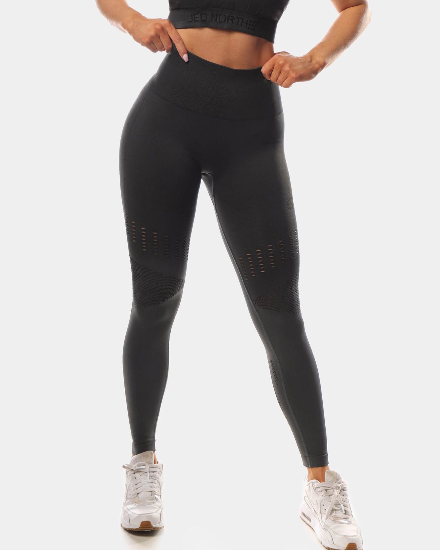 JED NORTH WILLOW LEGGINGS - CHARCOAL GRAY | VAAMSPORT