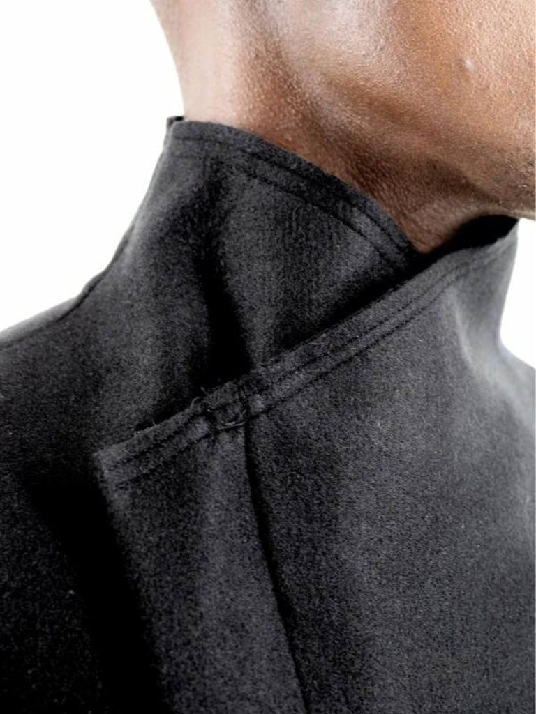 MELTON ASYMMETRIC COAT | VAAMSPORT