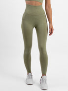 VAAM LMNTS SEAMLESS SCRUNCH LEGGINGS - OLIVE MARLE | VAAMSPORT